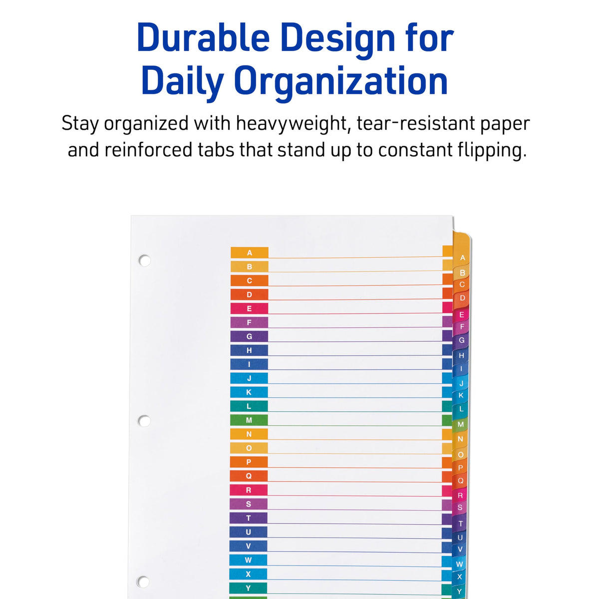 Avery Binder Divider 11832, Standard, 6 Count – view 6
