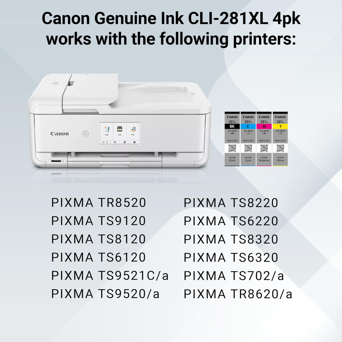 Canon Inkjet Printer Ink 2037C005, XL (Pack of 4) – view 5