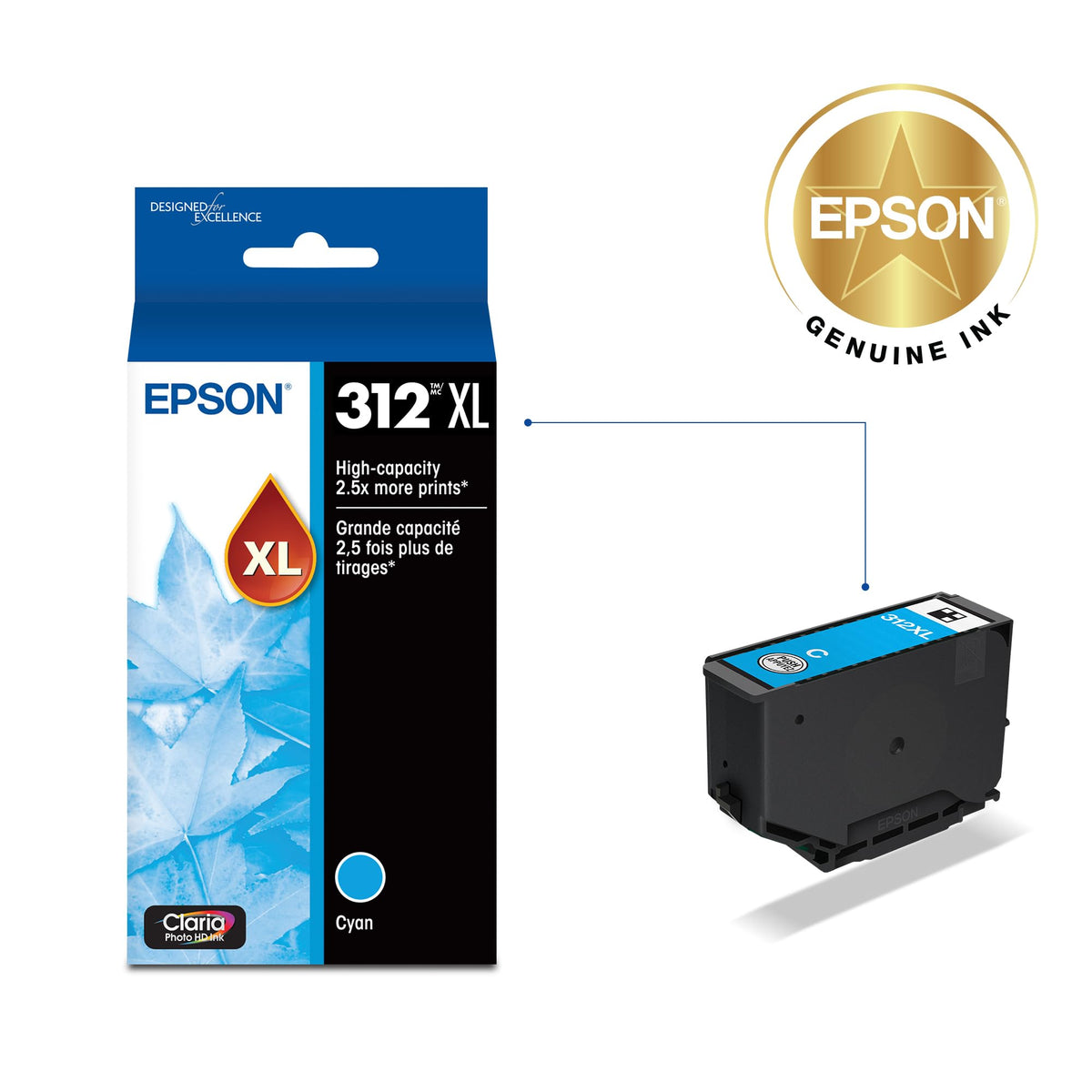 Epson Inkjet Printer Ink T312XL220-S – view 2