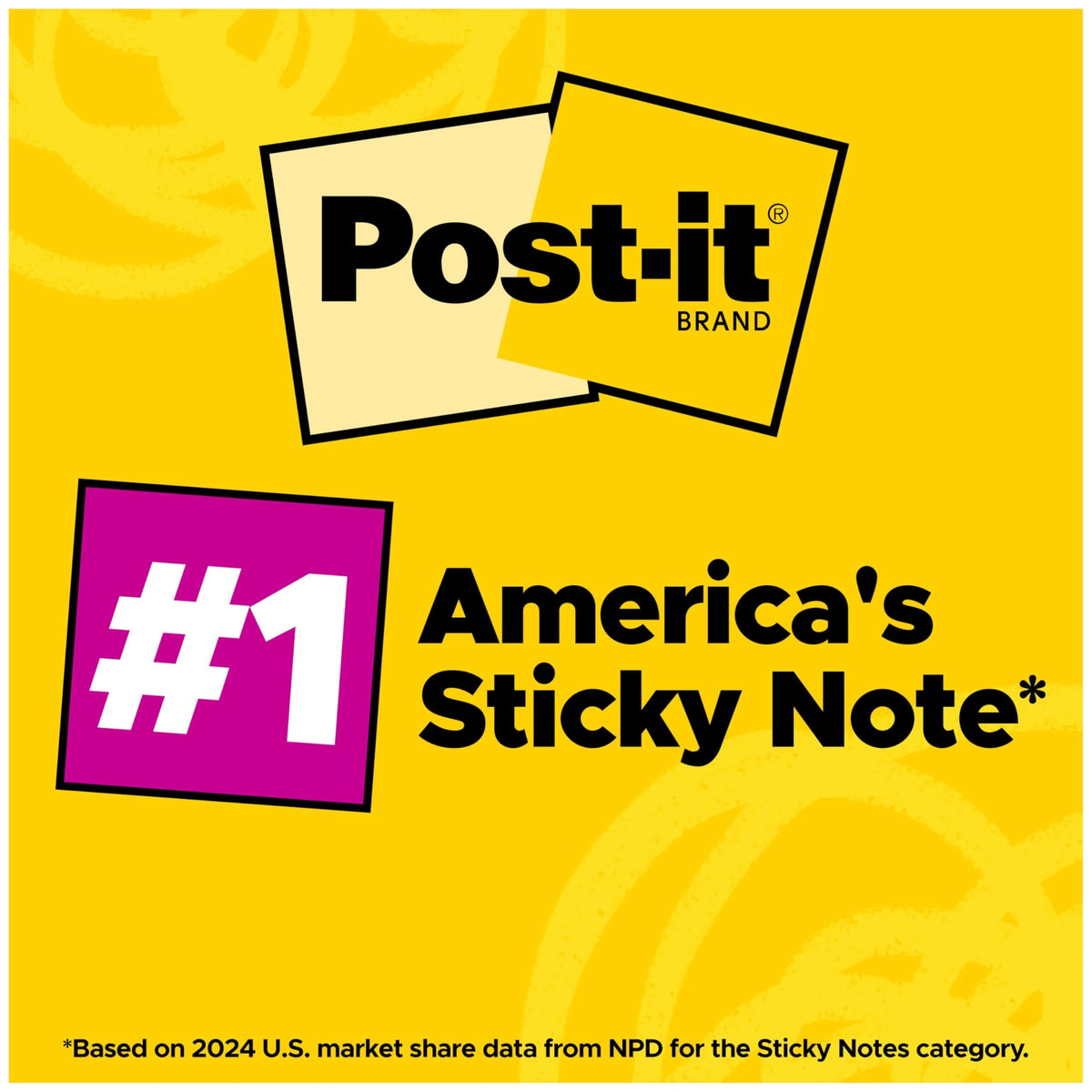 Post-it Self Stick Note 653-24VAD, 1 3/8" x 1 7/8" – view 4