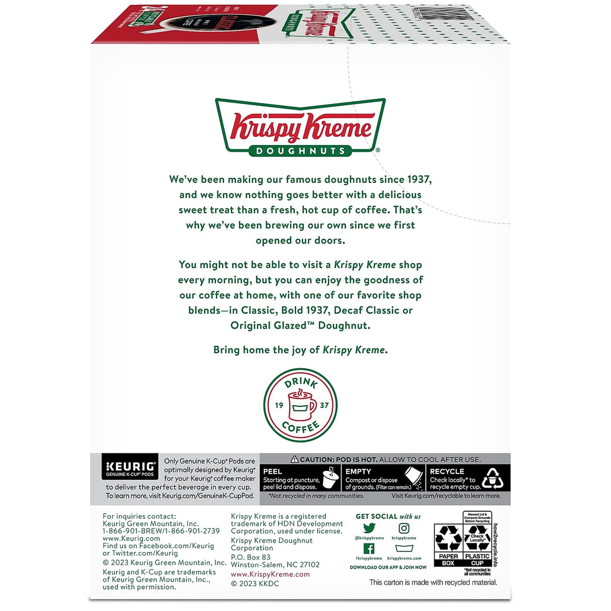 Krispy Kreme Coffee 6110, 24 Count – view 6