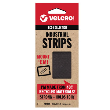 VELCRO Brand Adhesive Tapes VEL-30189-USA, 3in x 1 3/4in, 2 Count