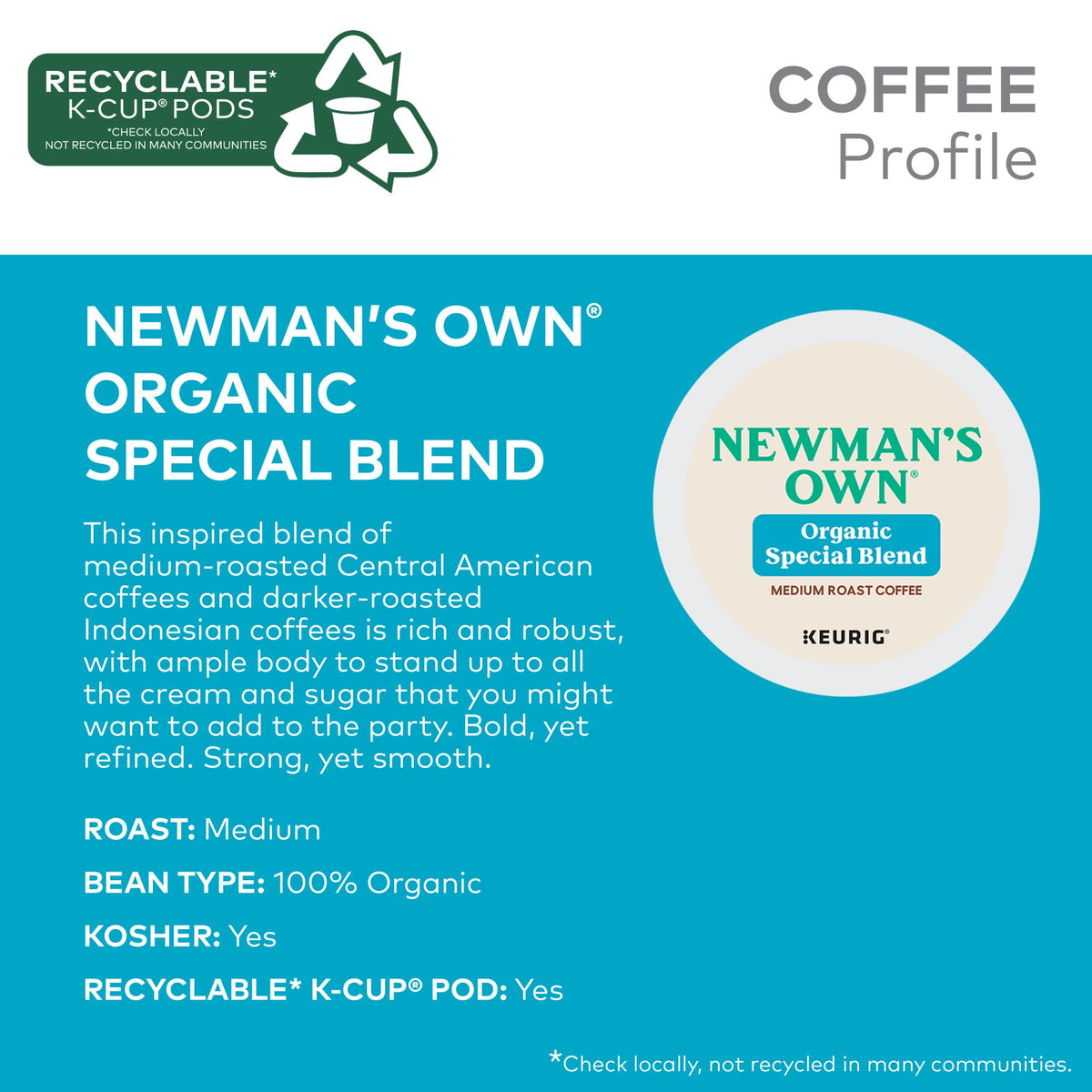 Newman's Own Coffee 5000373977, 48 Count – view 3