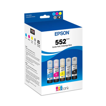 Epson Inkjet Printer Ink T552920-S, Ultra-high Capacity, 5 Count