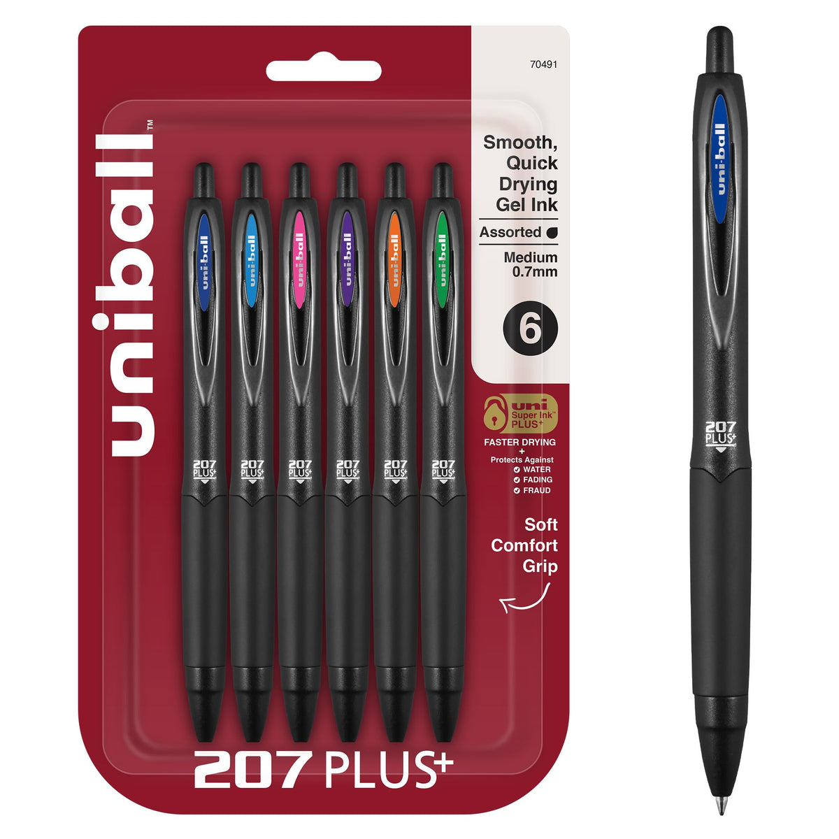 Uni-Ball Writing Instrument 70491, 1 Count (Pack of 6)