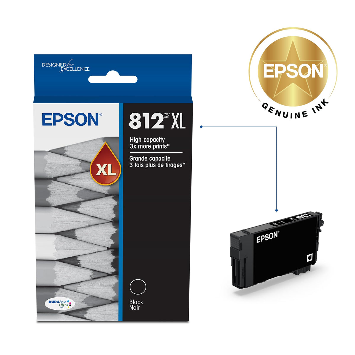 Epson Inkjet Printer Ink T812XL120-S – view 2