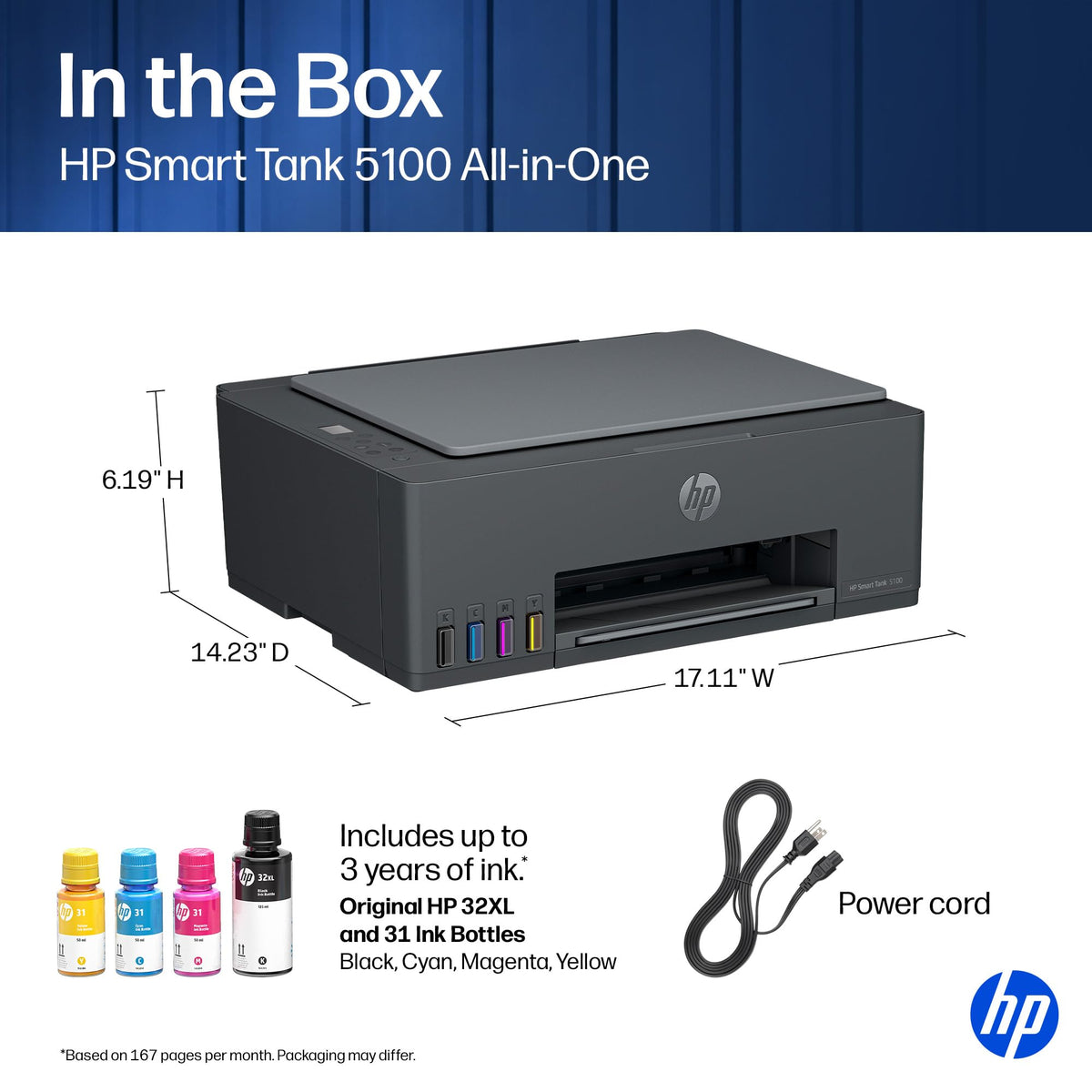 HP Printer D06BLA#B1H, one size – view 5