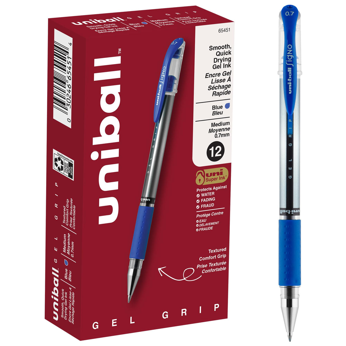 Uni-Ball Writing Instrument 65451, 1 Count (Pack of 12)