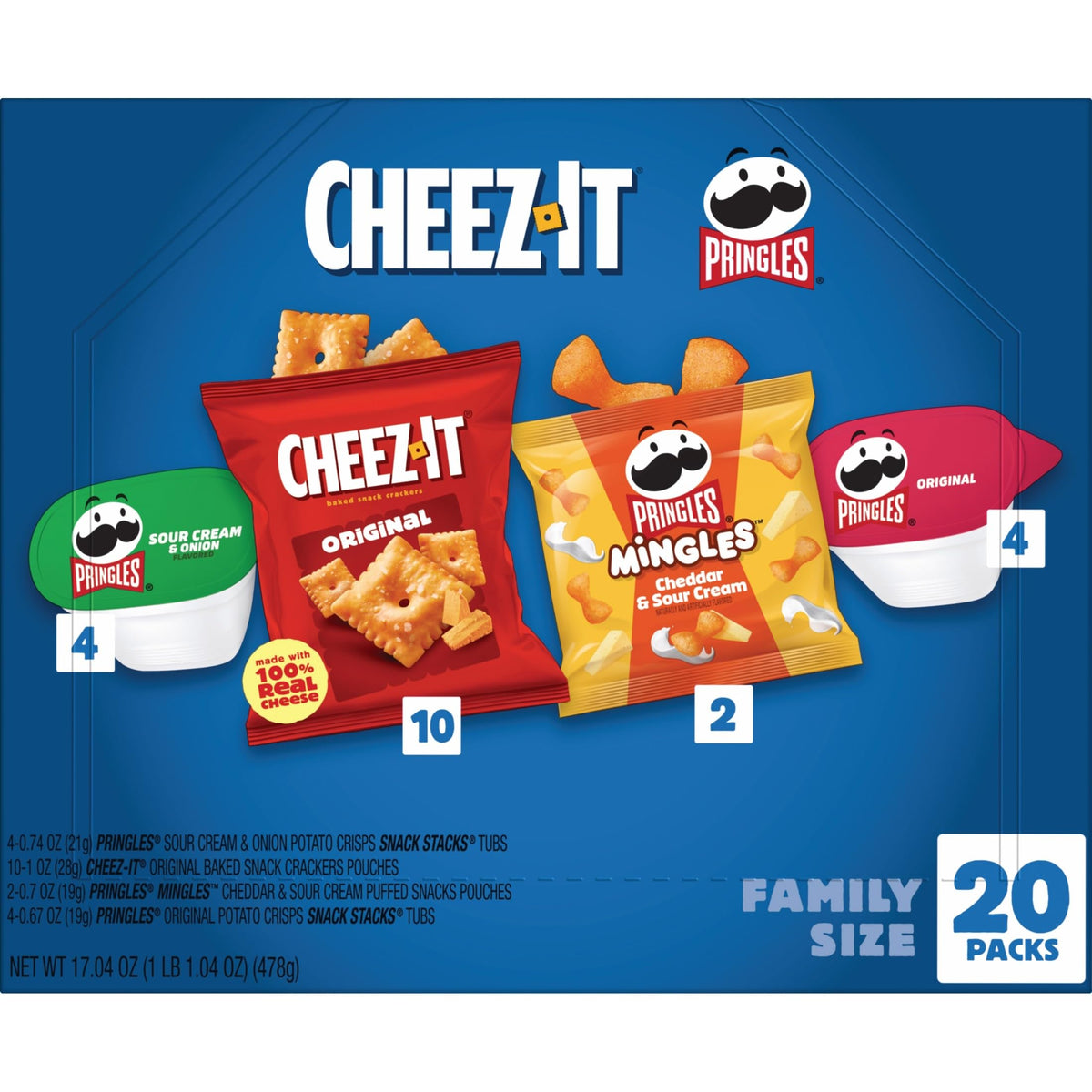 Cheez-It Snack Chip And Crisp, 0.85 Ounce (Pack of 20) – view 11