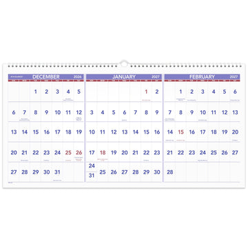 AT-A-GLANCE Calendar PM1428, 24"W x 12"H
