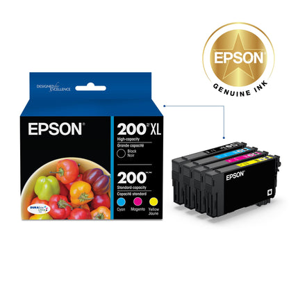 Epson Inkjet Printer Ink T200XL-BCS, 4 Count, 3 Count – view 2