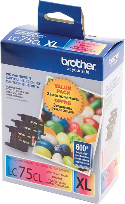 Brother Inkjet Printer Ink LC753PKS, XL, 3 Count – view 2