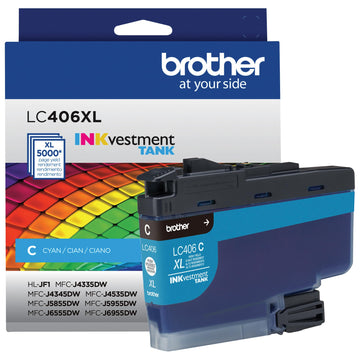Brother Inkjet Printer Ink LC406XLCS