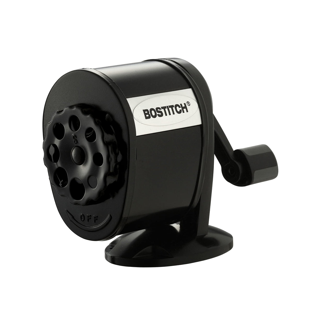 Bostitch Pencil Sharpener MPS1-BLK, 2.68"D x 5.5"W x 4.33"H