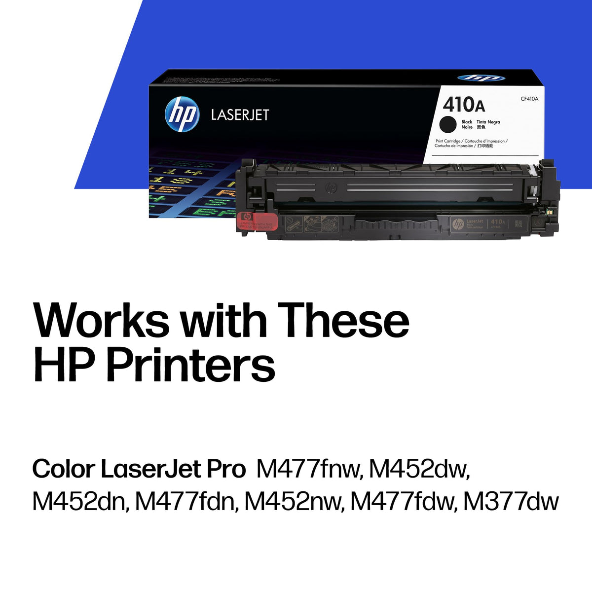 HP Laser Printer Toner CF410A – view 2