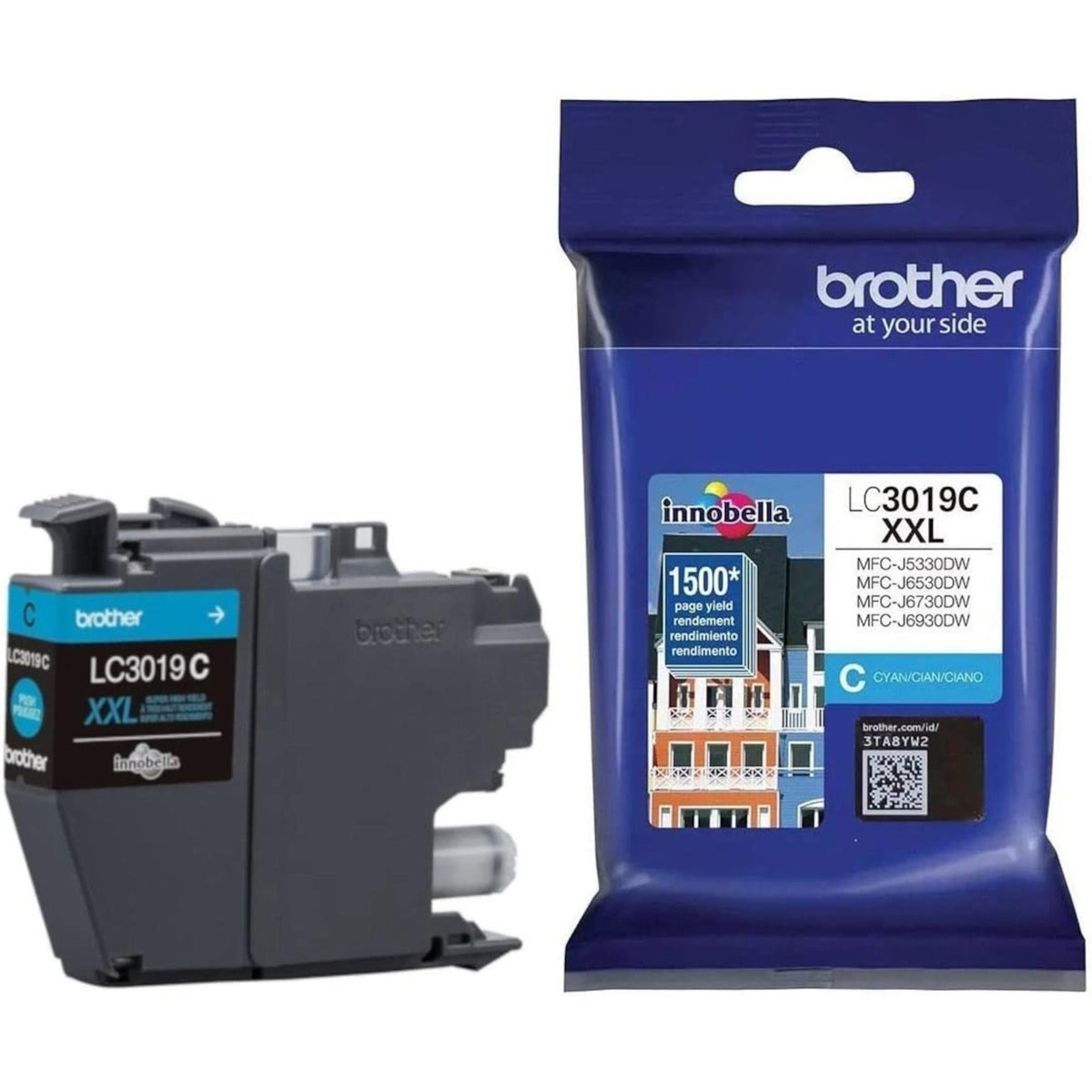 Brother Inkjet Printer Ink LC3019C, Super High Yield – view 2