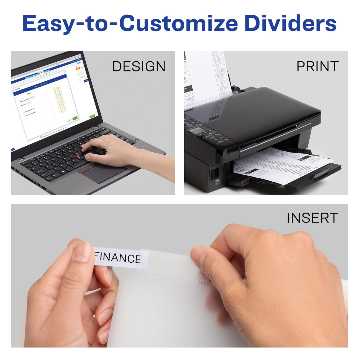Avery Binder Divider 07714, 5 tab – view 4