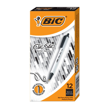 BIC Writing Instrument CSM11 BLK, 12 Count