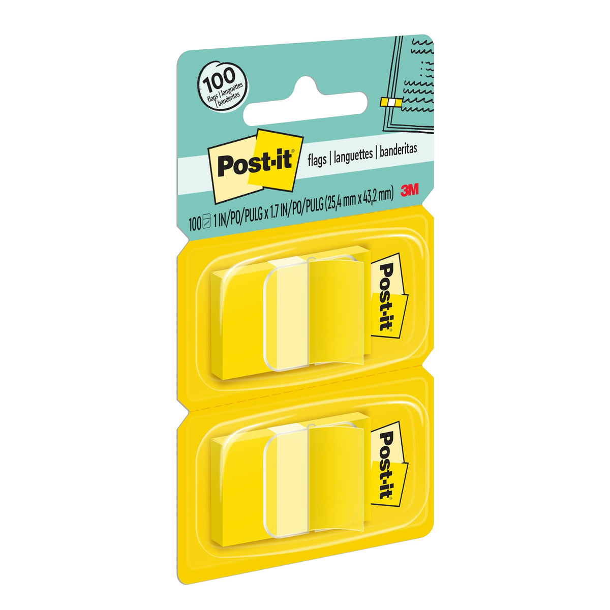 Post-it Label 680-YW2, 100 Flags – view 9