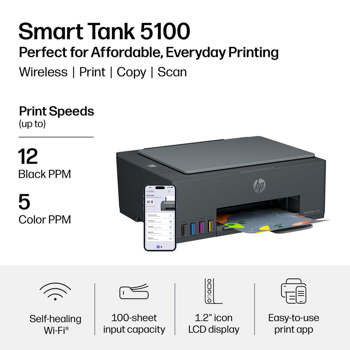 HP Printer D06BLA#B1H, one size – view 3