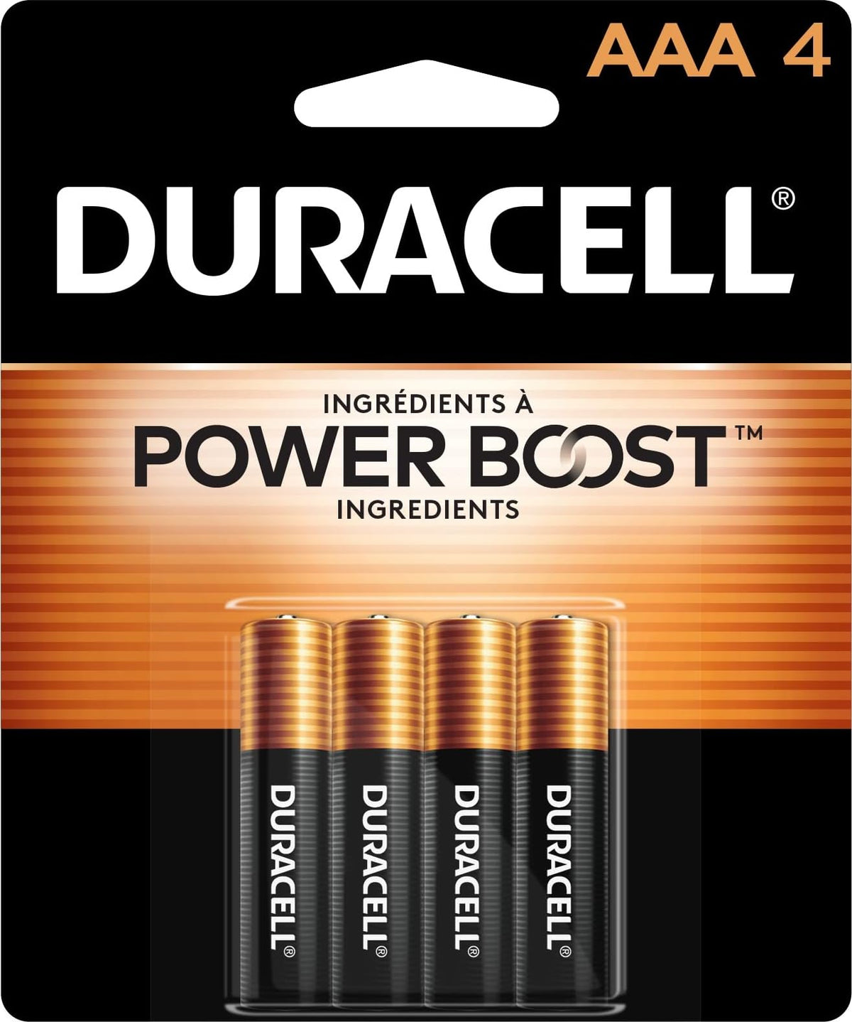 DURACELL Battery 12153, 4 Count