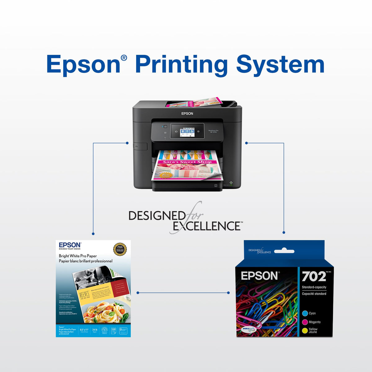 Epson Inkjet Printer Ink T702XL-BCS, High Yield – view 6
