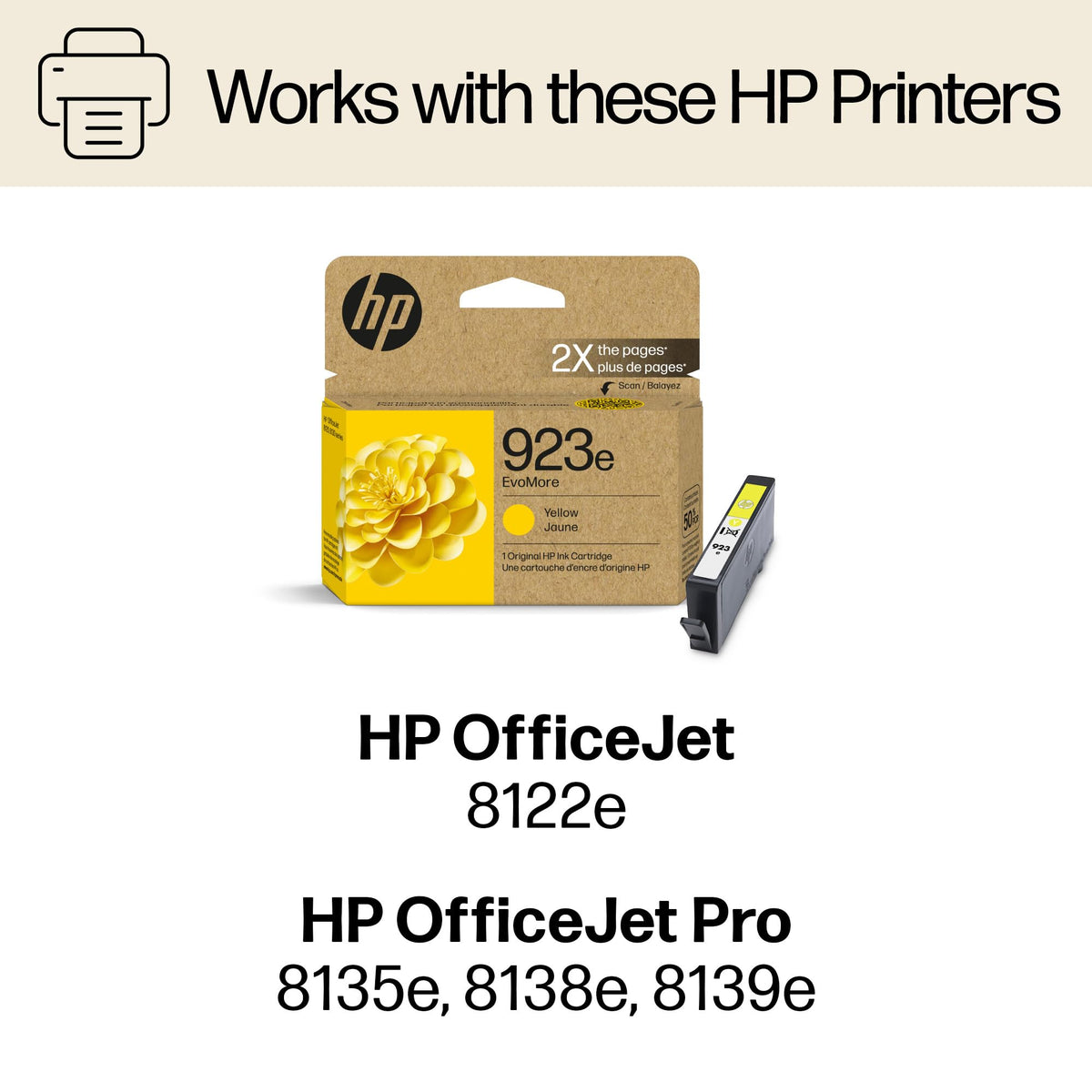 HP Inkjet Printer Ink 4K0T6LN – view 2