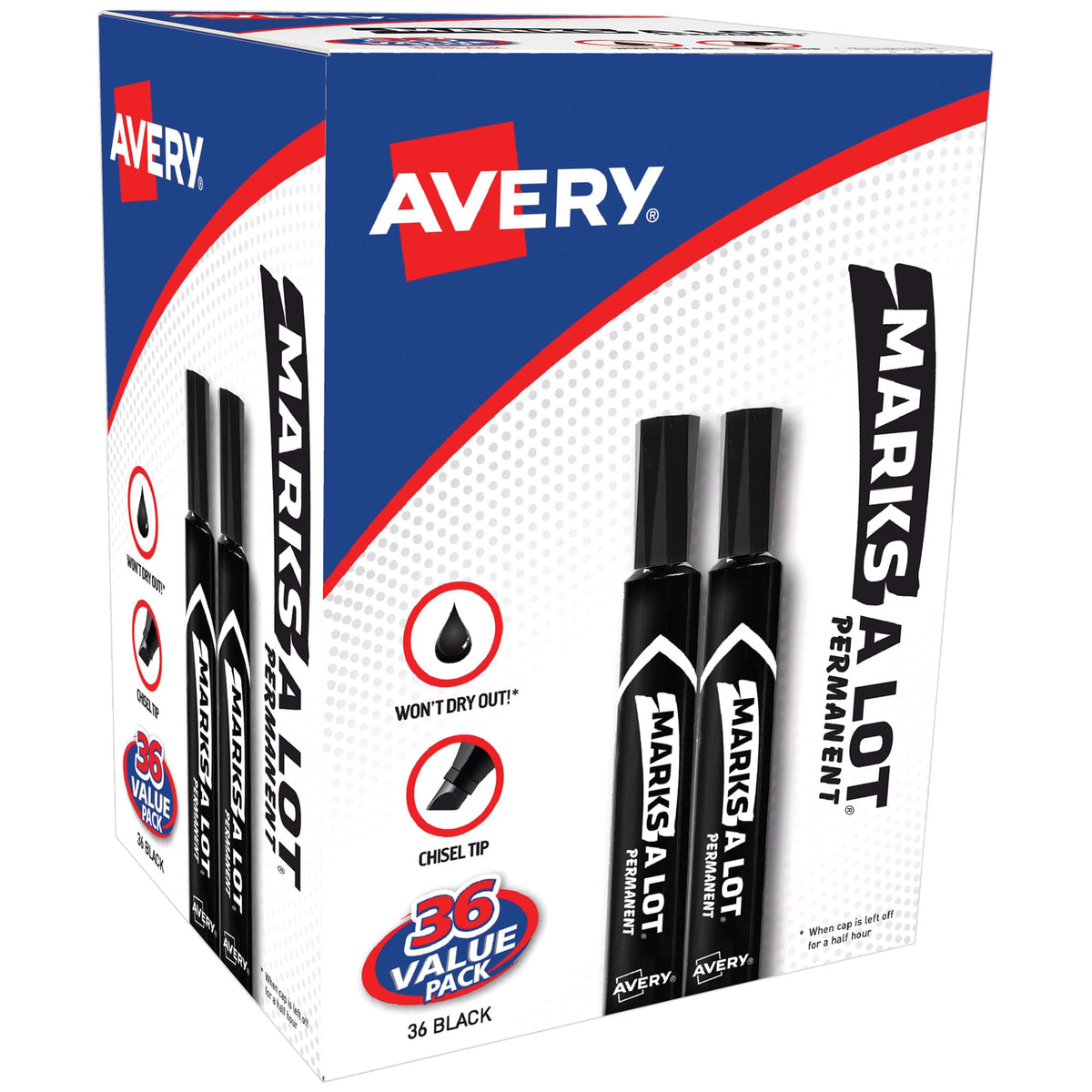 Avery Marking Pen 98206, 36 Count