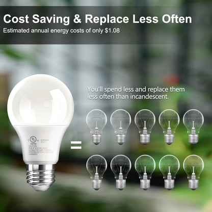 TJOY Light Bulb A19-9-27, 6 Pack – view 3
