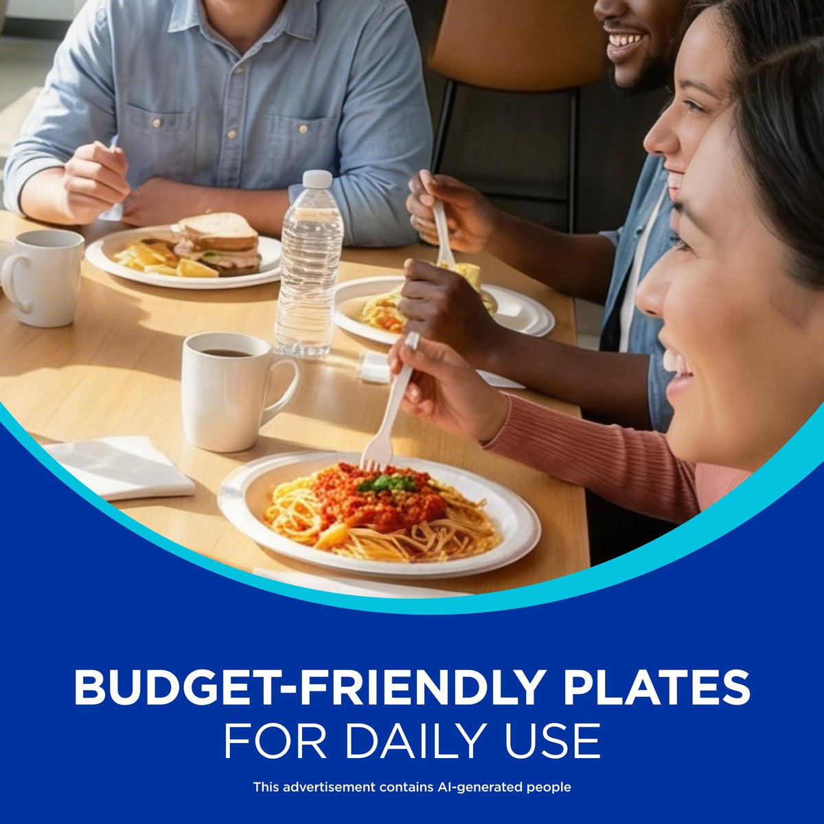 Georgia-Pacific Dishware Plate DBP09W, 8.5 in, 500 Count – view 5