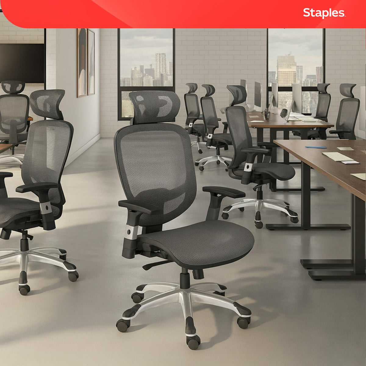 Staples Chair UN59464V-CC – view 7