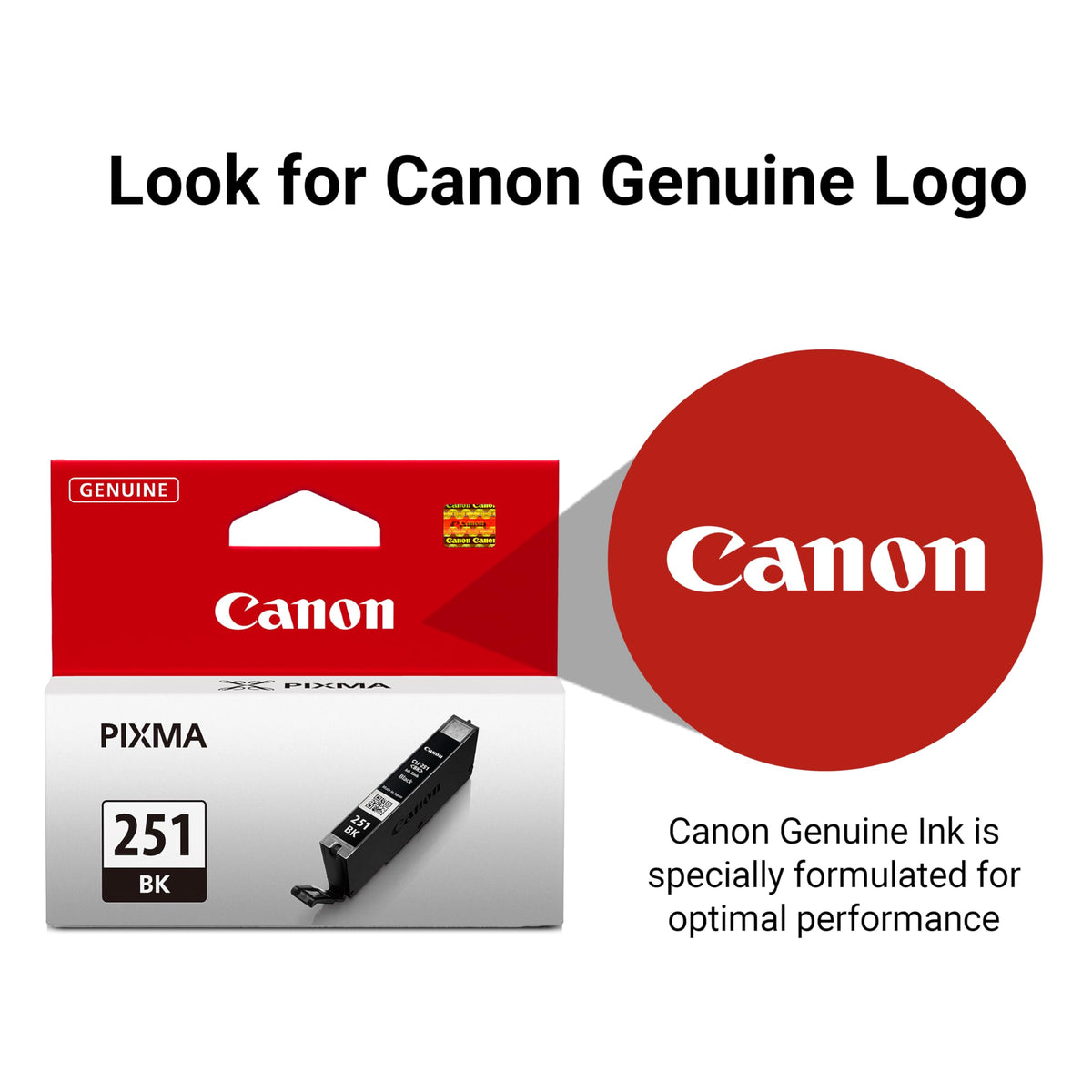 Canon Inkjet Printer Ink CLI251BK, CLI-251 BK – view 4