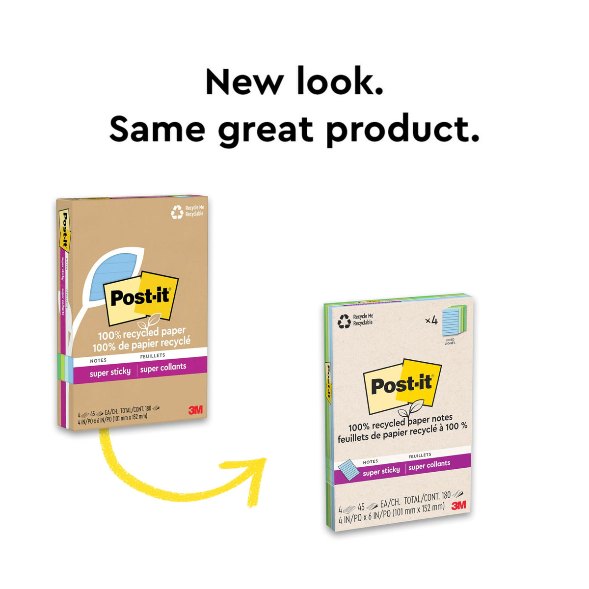Post-it Self Stick Note 4621R-4SST, 1" x 4.1" – view 8