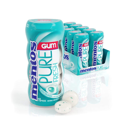 MENTOS Chewing Gum BCG270320, 15 Count (Pack of 10), 150 Count