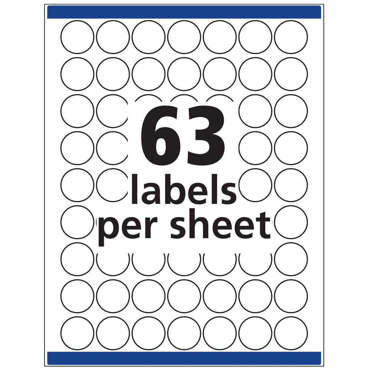 Avery Label 6450, 1" diameter, 945 Count – view 5