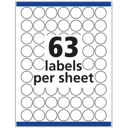 Avery Label 6450, 1" diameter, 945 Count – view 5
