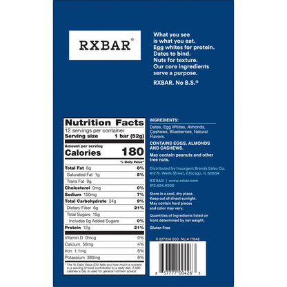 RXBAR Snack Food Bar RXF202, 12 Count – view 2