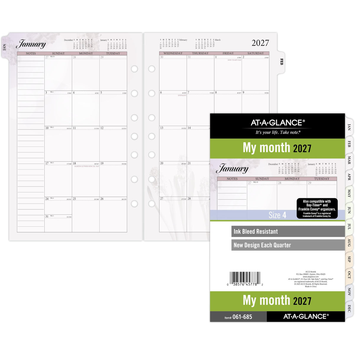 AT-A-GLANCE Planner 061-685, Size 4 Desk (Graphics) – view 4