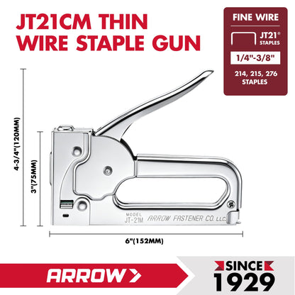 Arrow Fastener Stapler JT21CM, 1-Pack – view 2
