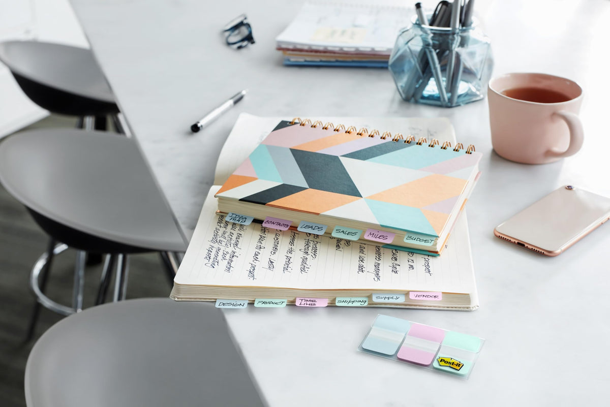 Post-it Self Stick Note 686-ROYGB, 0.4" x 2.8", 30 Count – view 2