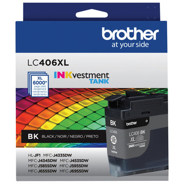 Brother Inkjet Printer Ink LC406XLBKS