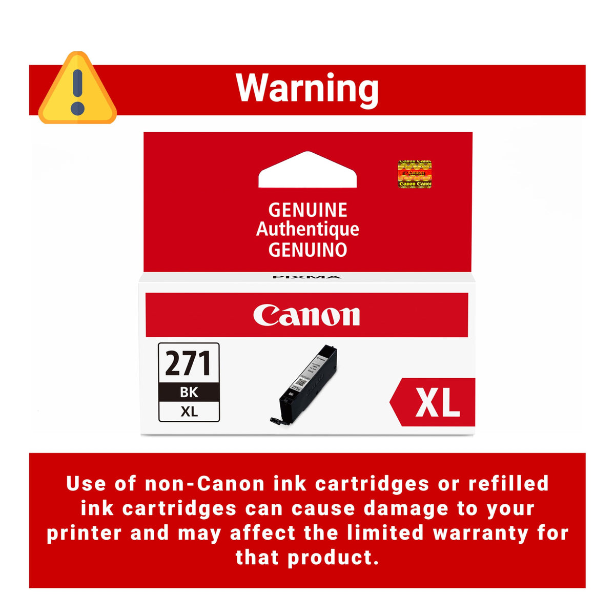 Canon Inkjet Printer Ink 0336C001, XL – view 3
