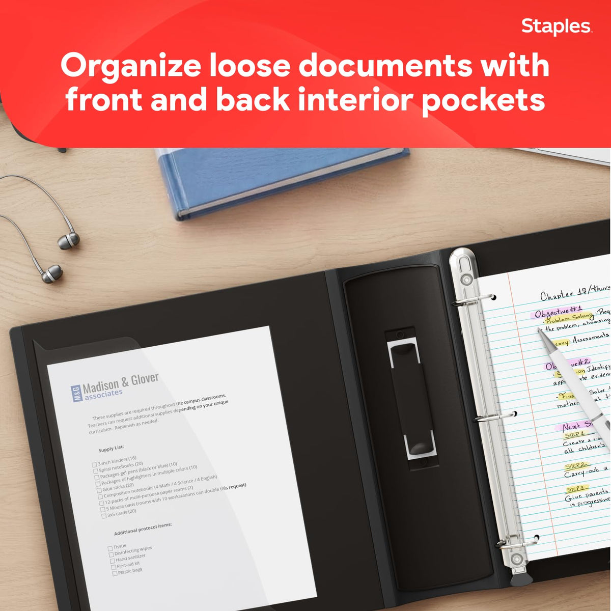 Staples Storage Binder ST55821-CC, 5-Inch – view 6
