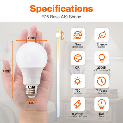 LEDVANCE Light Bulb 40821, 8 Count – view 2