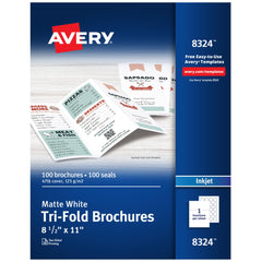 Avery 8324 Brochure Paper, White