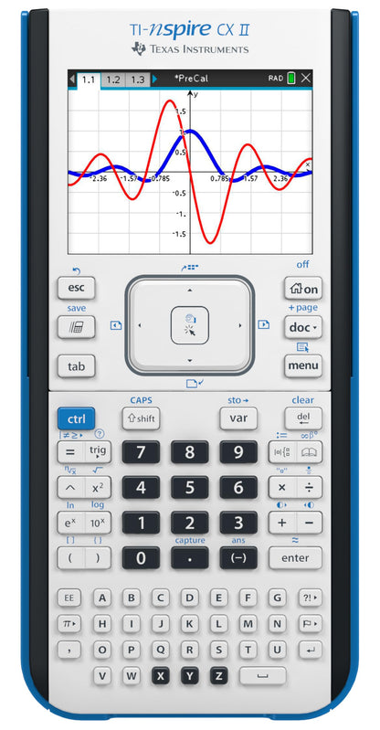 Texas Instruments Calculator NSCX2/TBL/1L1/A, 7.5" x 3.3" x 0.4" – view 2