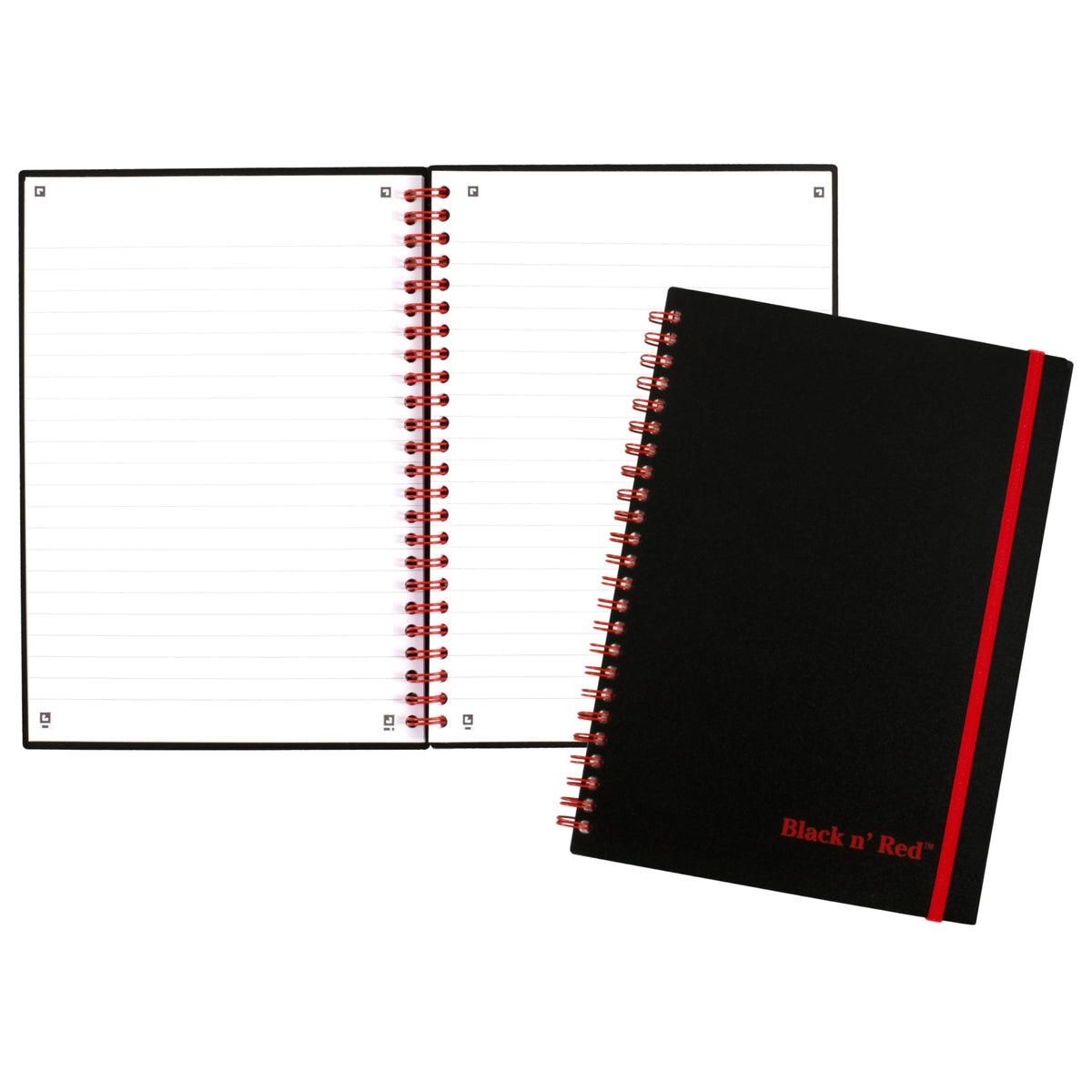 Black n' Red Blank Book C67009 – view 2