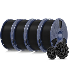 SUNLU Thermoplastic Filament DCDE-PLA+2.0-BK+BK+BK+BK-1KG*4, 4kg