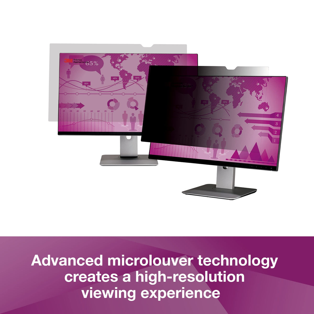 3M Screen Protector HC240W1B, 24" Widescreen Monitor – view 7