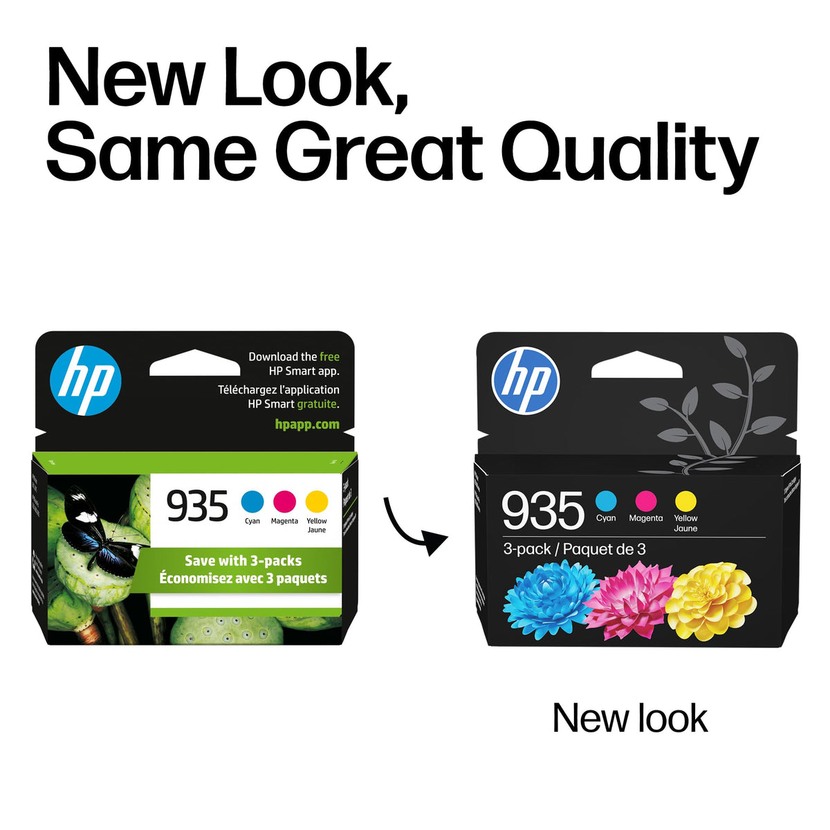 HP Inkjet Printer Ink N9H65FN, Combo 3-Pack – view 3